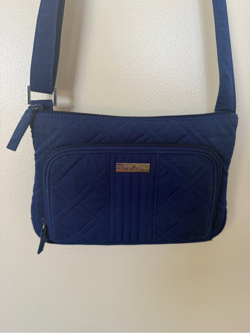 VERA BRADLEY “Canterbery Colbalt” Collection Cross Body Bag